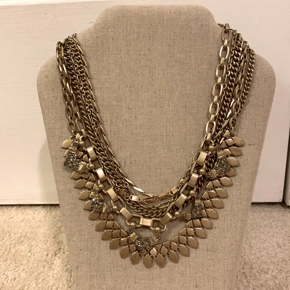 Stella & Dot Gold Sutton Necklace